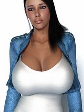 tina small boobs sweater